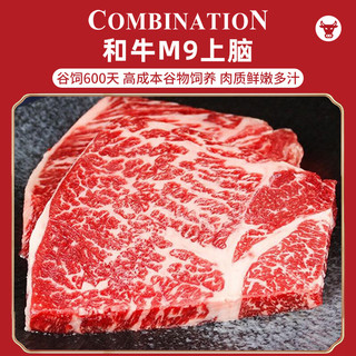 澳牛日记 澳洲和牛牛排高档礼盒 净重6.2斤 澳洲原切牛排雪花牛肉