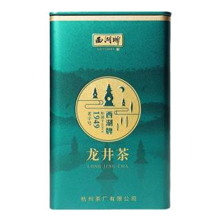 88VIP：西湖牌 2025新茶西湖牌雨前一级龙井茶100g罐装绿茶茶叶