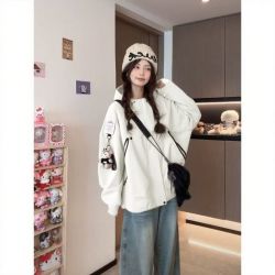 开拓 者开学季新款软壳冲锋衣外套女2025学院风连帽防风防雨