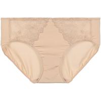 安莉芳本命年红色蕾丝性感低腰三角裤女士薄款包臀内裤E200781