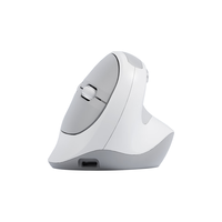 B.O.W航世 MD390L有线无线蓝牙三模充电人体工学鼠标垂直立式静音笔记本平板手机办公电脑鼠标 灰黑色