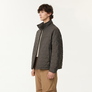 坦博尔 短款羽绒服男 冬季菱格纹休闲百搭保暖外套男装TA5330273D 反季清库存