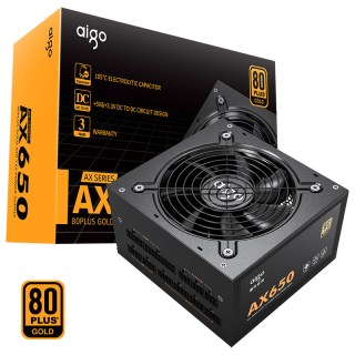 爱国者 电源AX550W 650W 750W 850W金牌全模组台式机主机电脑电源