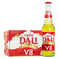 大理啤酒V8啤酒淡爽拉格黄啤酒大理特产啤酒 325mL 24瓶 【拉格啤酒】