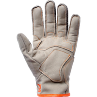 DECATHLON 迪卡侬 攀岩手套男Simond户外登山皮手套耐磨速降手套女SMGV 棕色