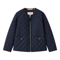 Marc O'Polo/MOP 【新年限定】2026春季新款菱格纹撞色边棉服外套女士上衣