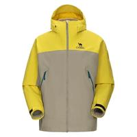 骆驼 2025户外三合一冲锋衣拼色防雨登山服