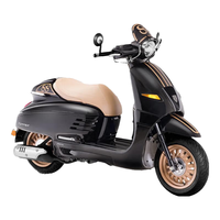 标致 摩托Django Classic CafeRacer 复古踏板摩托车 V黑/暮影金