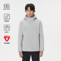 保暖服饰、PLUS会员：KOLON SPORT 男款P棉三合一冲锋衣2级 LHJK5WNT15-LG