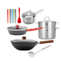 双立人 锅具套装 年会礼盒 福禄双全 13件套