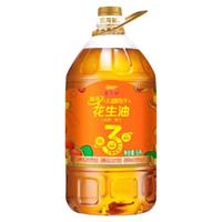 【5L】金龙鱼花生油甄选不油腻轻年花生油食用油炒菜物理压榨大桶