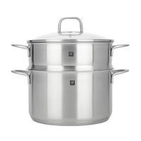 双立人 双层蒸锅+不锈钢汤锅 24cm