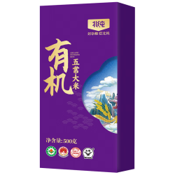 北纯 有机五常大米盒装1斤装