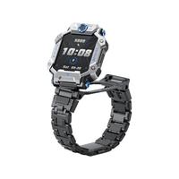 小天才 Z7 4G智能手表 皓月银表壳 黑色D251硬胶表带（GPS、北斗、心率）