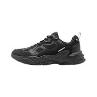 Umbro/茵宝 厚底复古 男士休闲鞋  黑色/银色 43