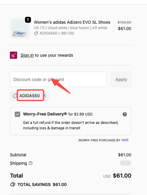 Shop Simon清仓商店 Adidas低至5折+情人节礼物低至25折