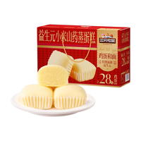 三只松鼠益生元小米山药蒸蛋糕800g