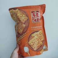 座山这个太好吃了泰国本土座山牌肉松锅巴香脆海苔肉松米饼80g 原味80克