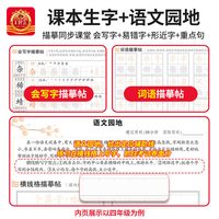 王朝霞同步练字帖2026春下册字帖专项练每日一练小楷体字帖课本生字同步练易错字描摹贴提升卷面分字帖本
