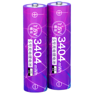  Delipow/德力普 恒压快充 5号锂电池  2粒
