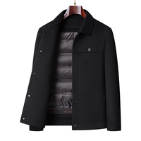 pierre cardin/皮尔·卡丹 保暖 男士短款外套 鹅绒内胆