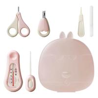 小白熊婴儿指甲剪套装新生宝宝指甲剪刀儿童钳防夹肉