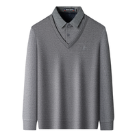 pierre cardin/皮尔·卡丹 加绒加厚 男士Polo衫