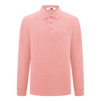 金利来GY服饰 【10A抗菌&精梳棉】金利来GY秋冬舒适长袖POLO衫男上衣