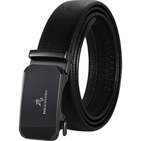 POLO MEISDO 保罗美思得 男士牛皮自动扣腰带 606436 钛空枪色 120