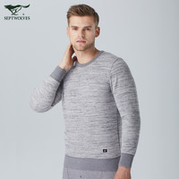 七匹狼 加绒加厚保暖保暖内衣男外穿针织衫
