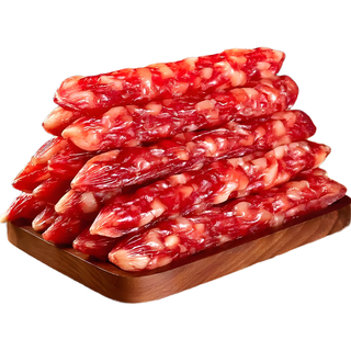 阮小哥 腊肠广式腊肠500g净重 广味香肠广州特产腊肉煲仔饭广东二八腊肠 【弹牙爆汁】广式腊肠500g净重