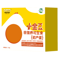 移动端、京东百亿补贴：快乐的蛋 小金豆初产蛋非笼养可生食鲜鸡蛋端午礼盒2.4斤（30枚）源头直发