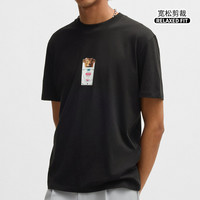 HUGO BOSS 男士短袖T恤 休闲运动圆领时尚半袖