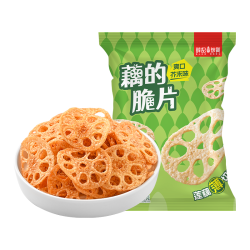 薛记炒货 休闲零食  爽口芥末味藕的脆片 专区多款可选