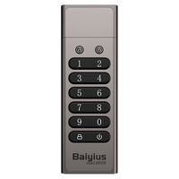 百艺 M100 USB 3.0 固态U盘 灰色 256GB USB-A