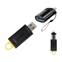Kingston 金士顿 DTX系列 DTX/128GB USB 3.2 Gen1 手机U盘 黑色 128GB Type-C