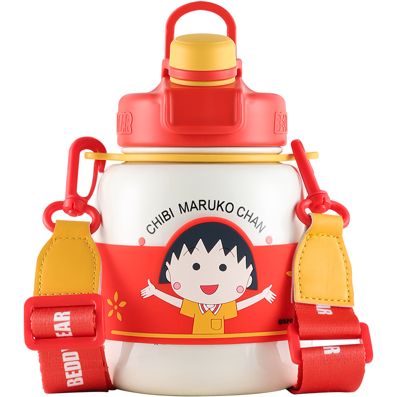 保温双饮转转桶-挥手小丸子 950ml