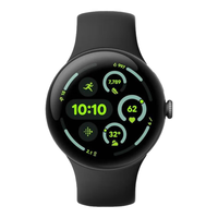 Google 谷歌 Pixel Watch 3 智能手表 45mm 黑色表带
