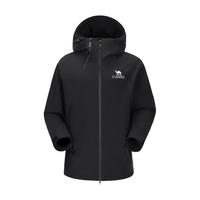 骆驼（CAMEL）户外硬壳冲锋衣男女单冲防风防外套2024秋登山服【黑甲】R727 幻影黑，男女同款 S