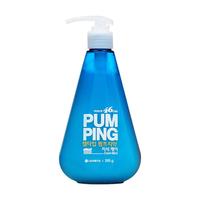 韩国LG进口倍瑞傲派缤牙膏液体按压式牙膏清新口气牙龈护理 冰蓝薄荷 285g