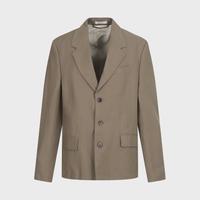 ZARA 男式商务休闲通勤百搭长袖翻领西服外套