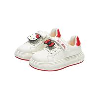 凯蒂猫 Hello Kitty 童鞋女童板鞋2024春季女孩校园休闲鞋儿童运动鞋 米红 30码