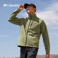 Columbia 户外男子舒适运动保暖柔软抓绒衣休闲外套AE3039 397 军绿色 L(180/100A)