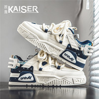 凯撒 KAISER/凯撒·男鞋冬季时尚百搭休闲板鞋子男款防滑耐磨运动小白鞋