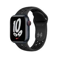 Apple 苹果 Watch Nike Series 7 智能手表 41mm GPS版 黑色铝金属表壳 黑色运动表带（ECG、血氧）