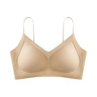 无痕内衣粉底液内衣女士小胸聚拢隐形肤细肩带文胸予怡姿专款内衣