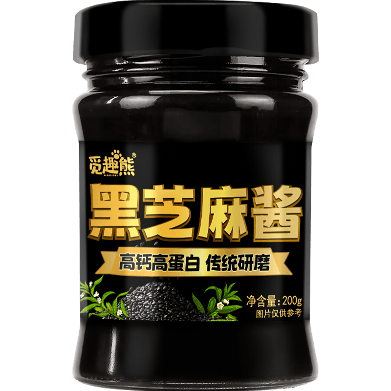觅趣熊 黑芝麻酱