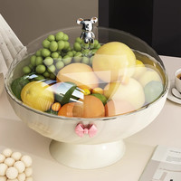 优勤 轻奢风果盘 日用百货厨房用具餐具果盘果篓 2023新款高档沥水托盘干果盘