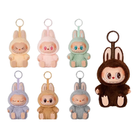 泡泡玛特POPMART正品labubu2代拉布布坐坐派对马卡龙前方高能搪胶盲盒公仔 坐坐派对整端6个【全新未拆】 专柜正品假一罚十顺丰包邮