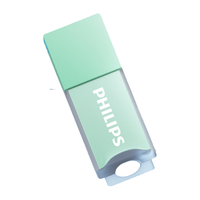 飞利浦(PHILIPS)8GB USB2.0 U盘 10UA-B 豆蔻绿 可爱创意电脑优盘商务办公u盘